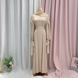 Modest Women Tie Sleeve Dress