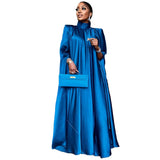 Loose Bat Sleeve Kaftan Dress