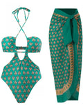 Brazilian Teal Monokini Beachwear