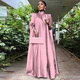 Loose Bat Sleeve Kaftan Dress