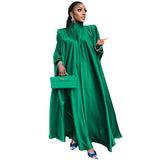 Loose Bat Sleeve Kaftan Dress