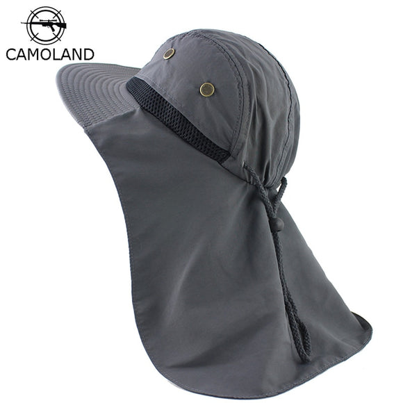 Bucket Sun Hat with Neck Flap