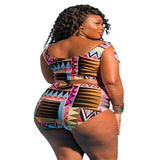 Woman Plus Size High Waisted Swimsuit