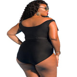 Woman Plus Size High Waisted Swimsuit