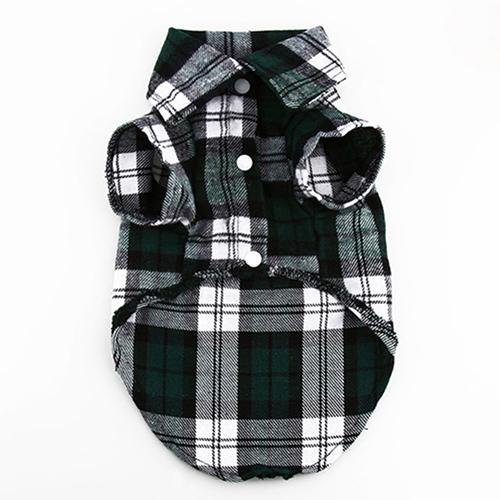 Small Pet Plaid Shirt