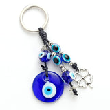 Lucky Eye Leaf Charms Keychain