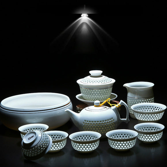 Hollow Honeycomb Tea Set