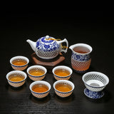 Hollow Honeycomb Tea Set