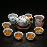 Hollow Honeycomb Tea Set