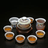 Hollow Honeycomb Tea Set