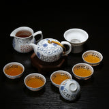 Hollow Honeycomb Tea Set