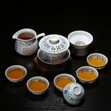 Hollow Honeycomb Tea Set