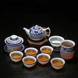 Hollow Honeycomb Tea Set