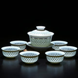 Hollow Honeycomb Tea Set