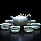 Hollow Honeycomb Tea Set