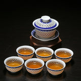 Hollow Honeycomb Tea Set