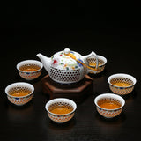 Hollow Honeycomb Tea Set