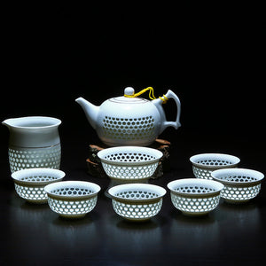 Hollow Honeycomb Tea Set