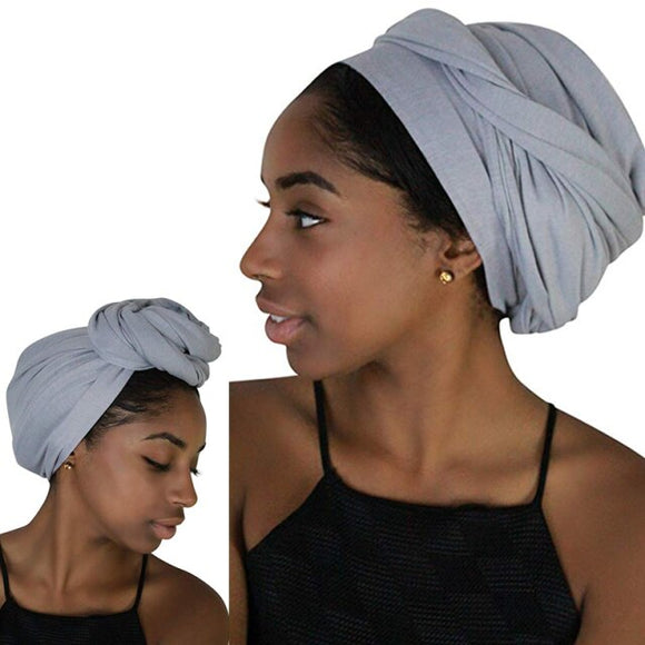 Casual Jersey Head Wrap Turban Tie Bonnet