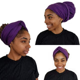 Casual Jersey Head Wrap Turban Tie Bonnet