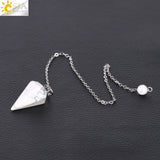 Natural Stone Reiki Healing Pendulum