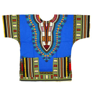 African Traditional Printed 100% Cotton Dashiki
