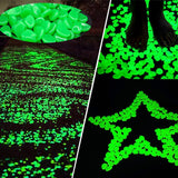 25/50pcs Glow in the Dark Garden Pebbles