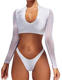 African Bandage Tankini Long Sleeve  Swimwear