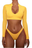 African Bandage Tankini Long Sleeve  Swimwear