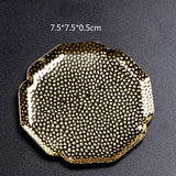 Gold Hammered Brass Cup Coaster