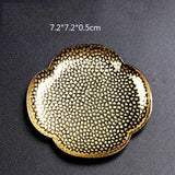 Gold Hammered Brass Cup Coaster