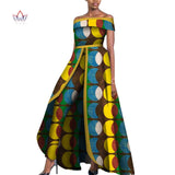 African Design Off Shoulder Elegant Women Jumpsuit