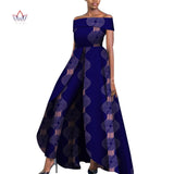 African Design Off Shoulder Elegant Women Jumpsuit