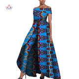 African Design Off Shoulder Elegant Women Jumpsuit