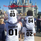 DADDY and MOMMY Family Matching Cotton T-shirt