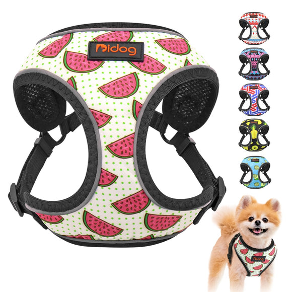 Printed Nylon Reflective Pet Harness Vest