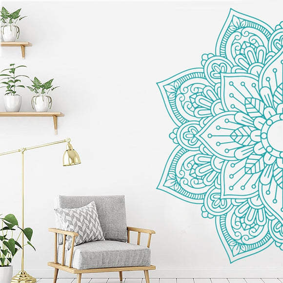 Half Lotus Flower Mandala Wall Decoration