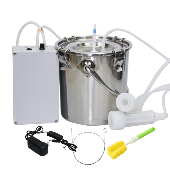 5L  Stainless Steel Electric Pulsating Milking Machine