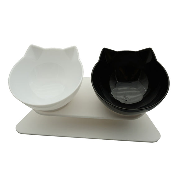 Non-Slip Cat Bowl with Stand