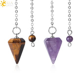 Natural Stone Reiki Healing Pendulum