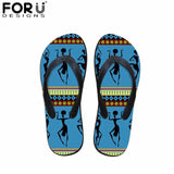 Afro Tribal Style Flip Flops