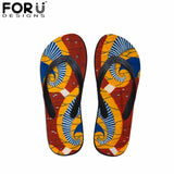 Afro Tribal Style Flip Flops