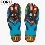 Afro Tribal Style Flip Flops