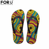 Afro Tribal Style Flip Flops