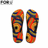 Afro Tribal Style Flip Flops