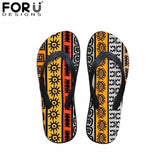 Afro Tribal Style Flip Flops