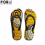 Afro Tribal Style Flip Flops