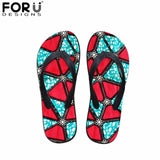 Afro Tribal Style Flip Flops