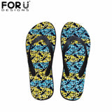 Afro Tribal Style Flip Flops