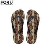 Afro Tribal Style Flip Flops